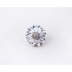  25mm Marquise Crystal Button By Shine Trim Arts, Crafts 