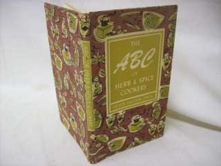 the ABC of Herb & Spice Cookery 1957 peter pauper press  