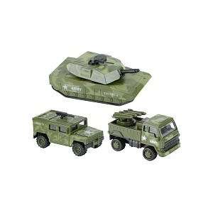   Military Vehicles 3 Pack   APC, Rocket Launcher, Tank Toys & Games