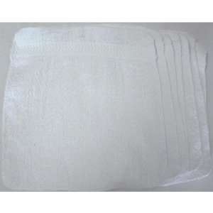  Heavy Solid White Wash Cloths Case Pack 24   679395