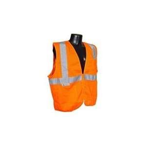  Radians SV2ZOM2X Class 2 Mesh Safety Vest, Orange, 2 Extra 