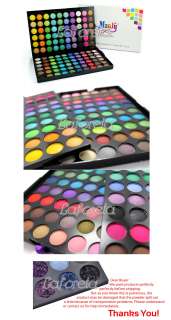 Manly 120 Color Eye Shadow Makeup Palette Wedding Set A  