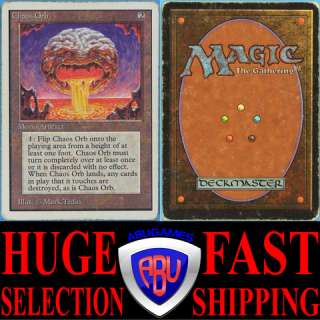 Chaos Orb   Unlimited   ID# 5682 MTG MAGIC CARD RARE  