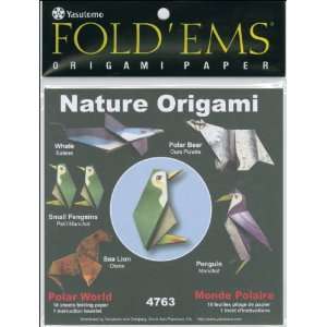  Fold Ems Polar World Origami Paper, 18 Pack Everything 