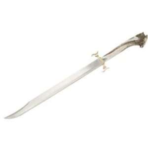 Silver Stag Knives 215 Wild Boar Hunter Sword with Genuine Crown Stag 
