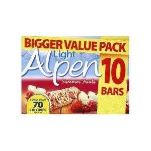Alpen 10 Bars Lite Summer Fruits Cereal 210 Gram   Pack of 6  