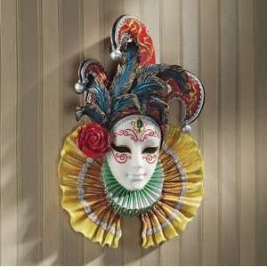  Italian Veronese Ornamental Venetian Wall Mask Collectible 