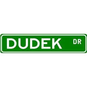  DUDEK Street Name Sign ~ Family Lastname Sign ~ Gameroom 