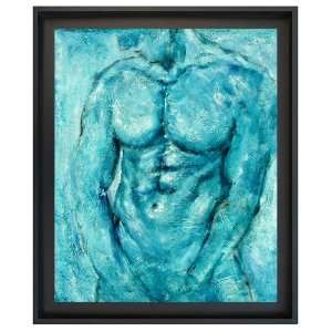  Framed Oil Painting   Male Form Home & Kitchen