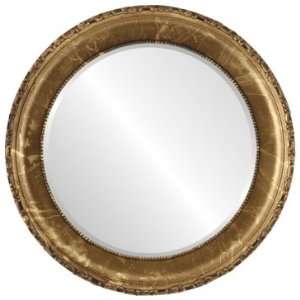   Kensington Circle in Champagne Gold Mirror and Frame