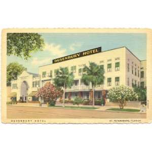  Postcard Dusenbury Hotel   St. Petersburg Florida 