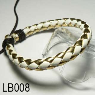 New Charm Wholesale Lots Wristband Genuine Hemp Leather Bracelet LB001 