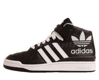 Adidas Forum Mid RS XL Black White Trefoil 3 Stripes Mens Casual Shoes 