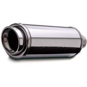   DW R A 1.25, 5inch Round Race Series Mufflers w/ Tips: Automotive