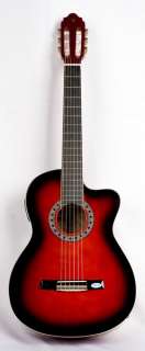   CL 160CVT RDS Classical Acoustic Electric Guitar Red New  