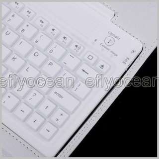   Bluetooth Silcone Keyboard Case Holder Stand For Apple iPad 2 White