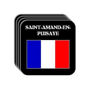  France   SAINT AMAND EN PUISAYE Set of 4 Mini Mousepad 