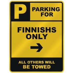   FOR  FINNISH ONLY  PARKING SIGN COUNTRY FINLAND