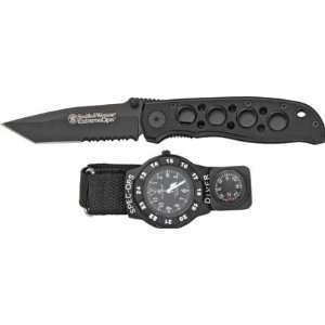   : Smith & Wesson S&w Special Ops Watch/knife Combo: Sports & Outdoors