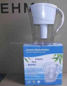 EHM Alkaline Water Ionizer! Pitcher Jug Filter Remove toxins & heavy 