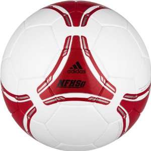  Adidas Fifa 2012 NFHS Club Ball (White, Light Scarlet 