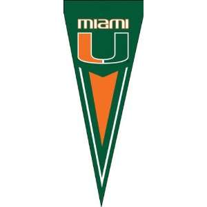 Miami Hurricanes Yard Pennants From Party Animal:  Sports 