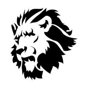  Tattoo Stencil   Lion Head II   #L48: Health & Personal 