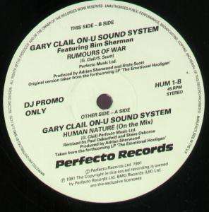 GARY CLAIL human nature 12 2 trk on the mix dj promo (hum1) uk 