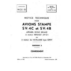  Stampe SV  4 C , B Aircraft Technical Manual: Sicuro 