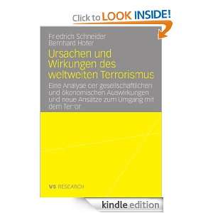 Ursachen und Wirkungen des weltweiten Terrorismus Eine Analyse der 