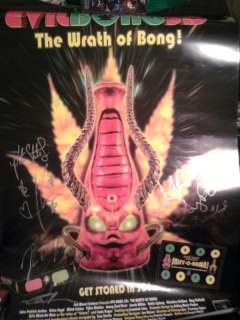 Full Moon Evil Bong 3 autographed movie poster 27x40 7 signatures 
