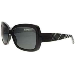 Burberry Sunglasses 4074 / Frame Black Lens Gray Sports 