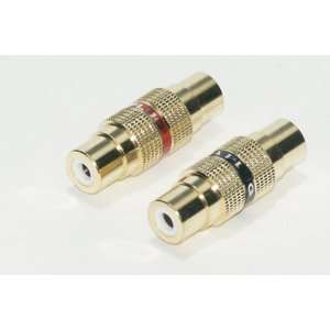  Raptor GRCABF RCA Female to Female Connector   Pair (Gold): Car 