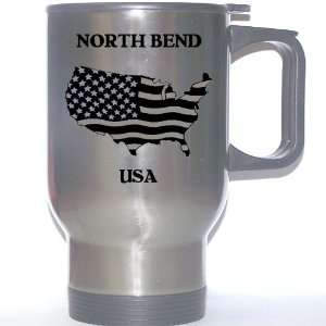  US Flag   North Bend, Oregon (OR) Stainless Steel Mug 