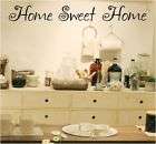 Home Sweet Home Wall Sayings Vinyl Lettering Quotes Art items in 