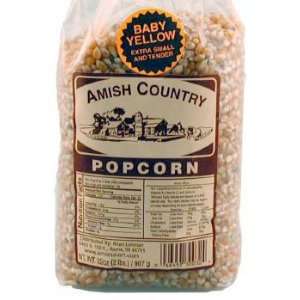 Baby Yellow Amish Country Popcorn, 2 lb Grocery & Gourmet Food