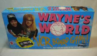 WAYNES WORLD VCR BOARD GAME RARE MIKE MYERS PARTY ON GARTH  