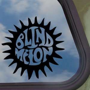  Blind Melon Band Sun Logo Black Decal Truck Window Sticker 