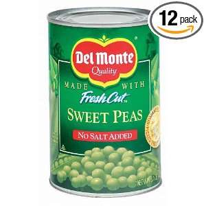 Del Monte Sweet Peas, No Salt Added Grocery & Gourmet Food