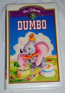 Walt Disney Masterpiece Collection DUMBO (VHS) Video Movie Clamshell 