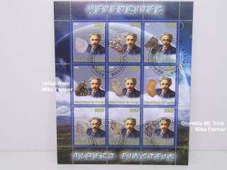 Meteorite STAMP from Republic of Congo 2008 NEW   