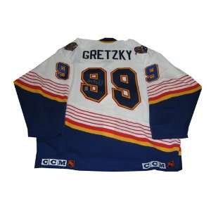  Autographed Wayne Gretzky St. Louis Blues Home CCM Jersey 