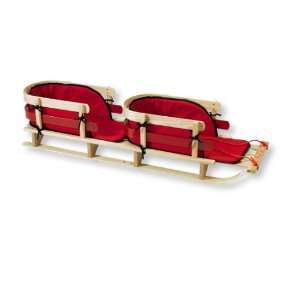  L.L.Bean Pull Sled With Cushion Childs Tandem Package 