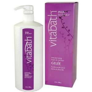 Vitabath Plus for Dry Skin Moisturizing Bath & Shower Gelee 32 oz 