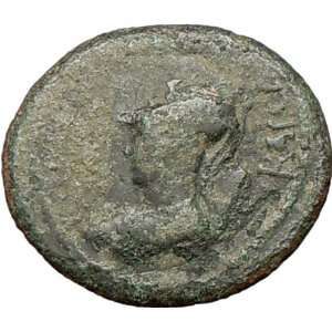 Greek City 1st Cent BC Authentic Ancient Greek Coin Athena Minerva War 