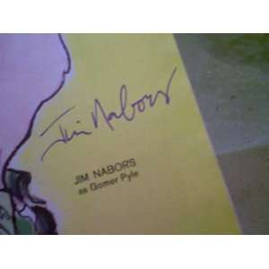  Nabors, Jim TV Guide 1967 Signed Autograph Gomer Pyle 