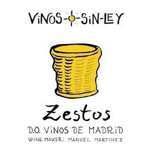  Vinos Sin ley Vinos De Madrid Zestos 2009 750ML Grocery 