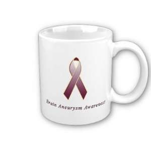  Brain Aneurysm Awareness Ribbon Coffee Mug: Everything 
