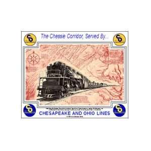  Railroad Tin Sign   C&O   Chesapeake & Ohio Everything 