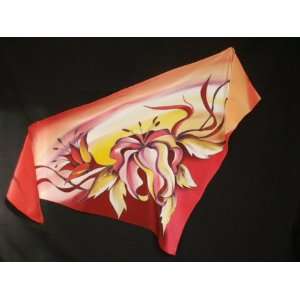  Shawl   Original Painting on Silk (Batik) 100 cm X 42 cm 